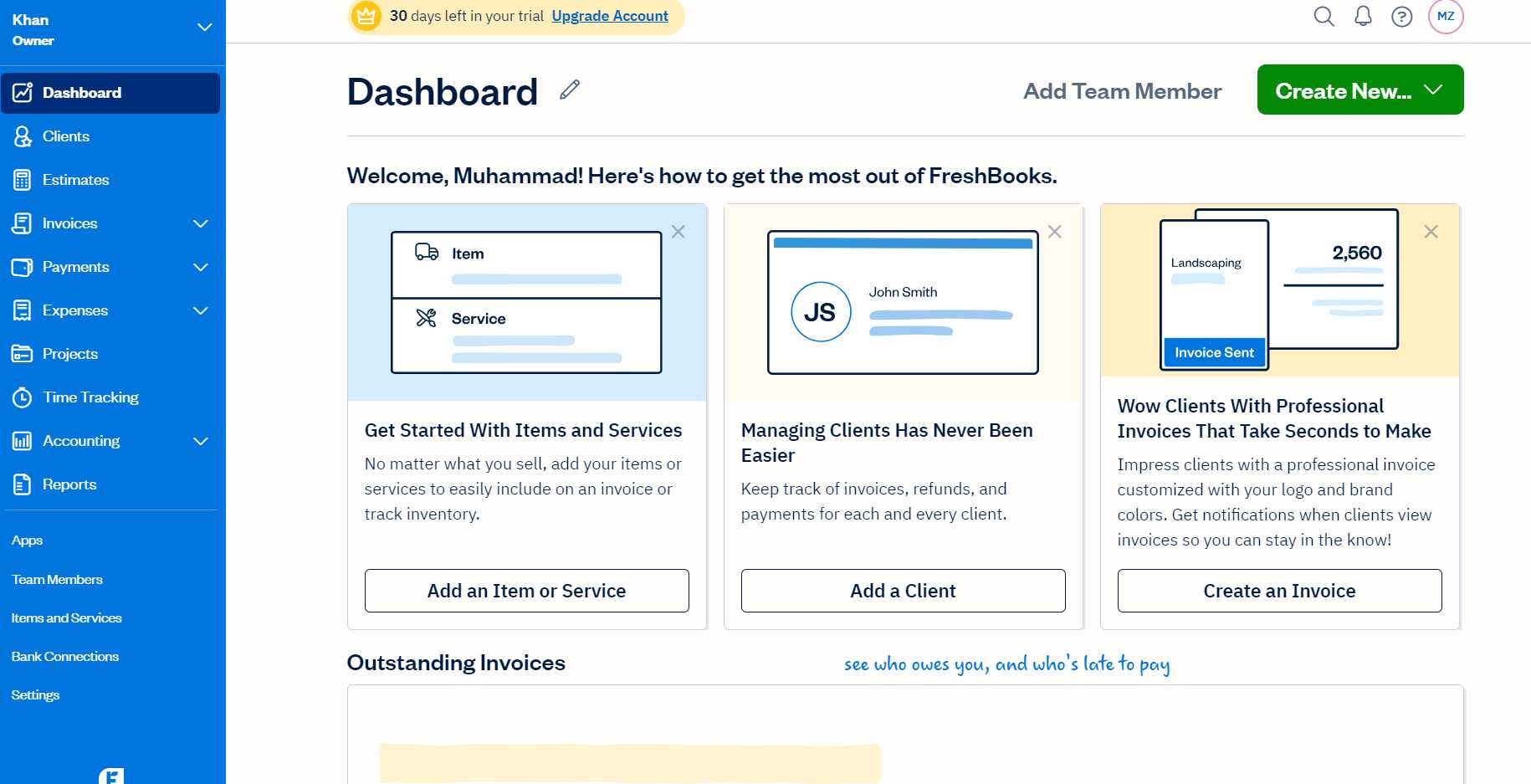 Customizable Dashboard & Free Trial